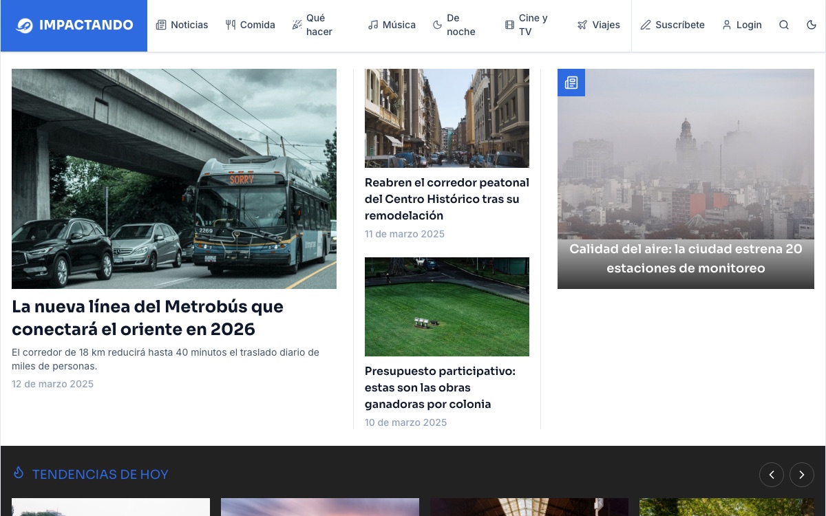 Captura de Impactando Ciudad